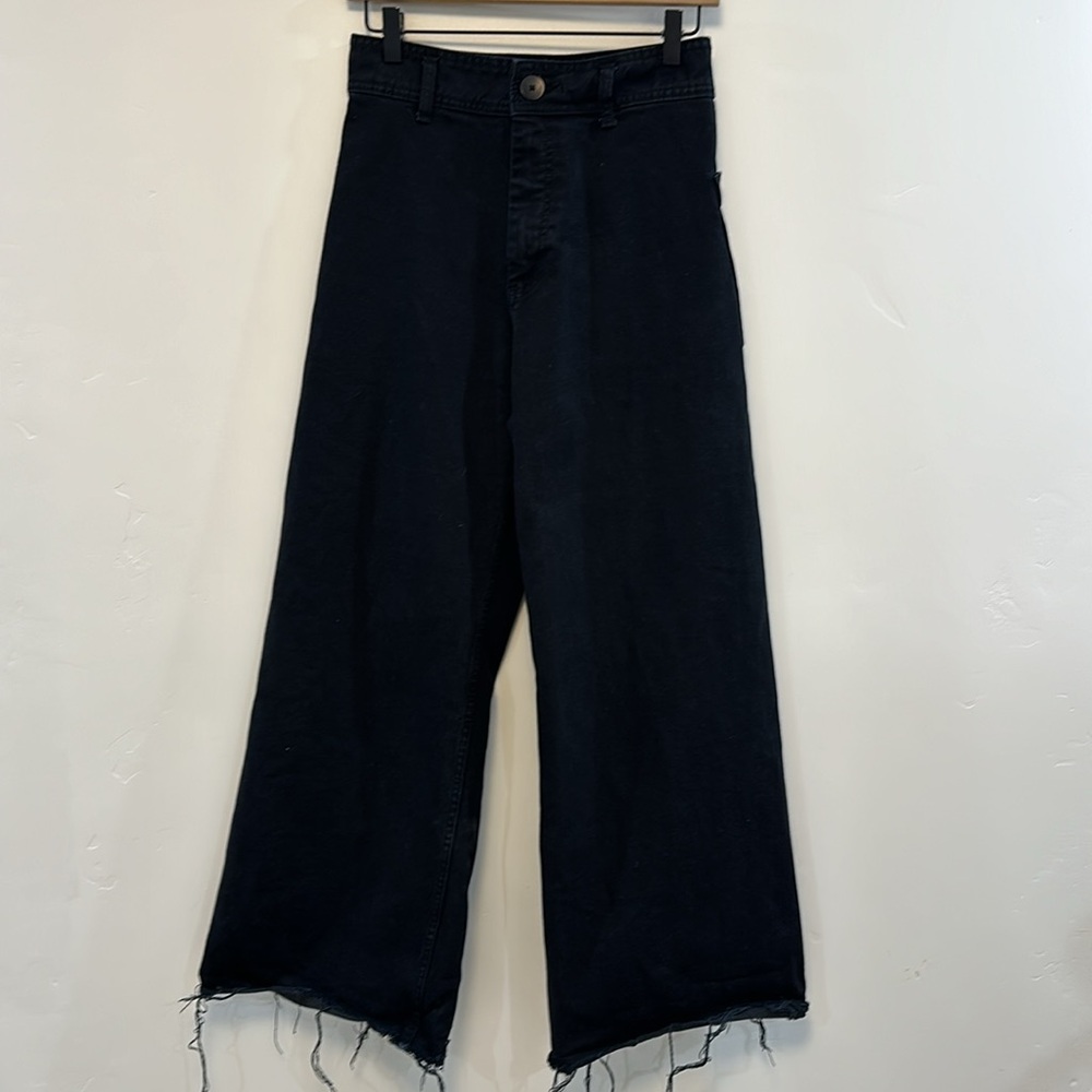 ZARA BLACK THE MARINE STRAIGHT JEANS - Picture 7 of 12